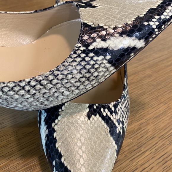 Jimmy Choo Snakeskin Print Heels - Picture 6 of 8